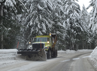 Mt Baker snow plow